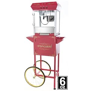 Deluxe 6oz Red Popcorn Maker Machine by Paramount Entertainment - New Full Size 6 oz... by 