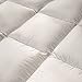 Feather Bed | Pillow Top Mattress Topper | 5 Inch | Free Cover Included | This Luxurious Mattress Pad Is the Perfect Addition to Your Current Mattress. (King)