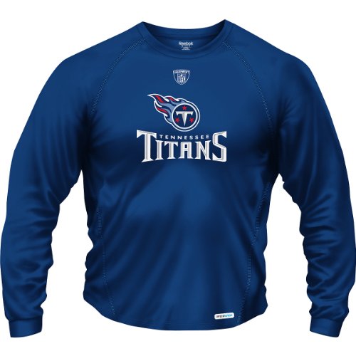Reebok Tennessee Titans Sideline Authentic Long Sleeve Speedwick T-Shirt Extra Large