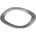 Wave Washers, High Carbon Steel, 3 Waves, Inch, 0.856" ID, 1.102" OD, 0.012" Thick, 0.037" Compressed Height, 9lbs Load, (Pack of 10)