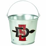NCAA San Diego State Aztecs 5-Quart Galvanized Pail