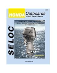 Book: Honda Outboard Engine Repair Manual, 2.0 - 2225 HP, 1-4 Cylinders & V6, including Jet Drives 2002-2008 - SELOC MARINE MANUALS