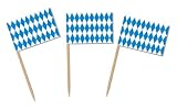 Oktoberfest Bavarian Flag Food Picks (Qty. 50)