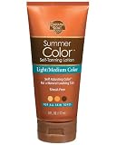 Banana Boat Summer Color Sunless Tinted Lotion, Light/Medium, 6 Fluid Ounces