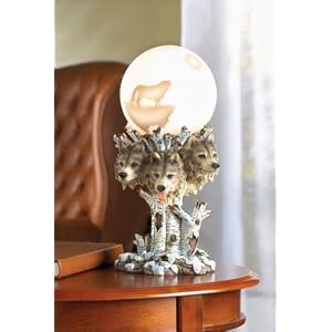 Wolf Globe Lamp CT-37127