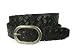Apparel : Ladies Oval Braided Woven Leather Jean Belt
