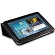 EasyAcc Samsung Galaxy Note 10.1 H�lle Tasche Case mit St�nder f�r Samsung Galaxy Note 10.1 N8000 N8100 16G/32G WIFI/3G (Schwarz, PU Leder)