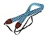 Nine States Top Quality Soft Cotton Polka Dots Print Universal Adjustable Camera Camcorder Shoulder Neck Strap Belt with Harness Adapter Fits for DSLR Camera Nikon Canon Panasonic Sony Samsung Olymplus Fujifilm (Sky Blue)(AR-002 Series)