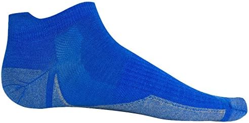 Y AthleticsSilverAir Ankle Sock-Electric Blue-Medium