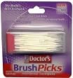 The Doctor's BrushPicks Toothpicks, 120 picks (Pack of 12)