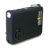 Life Gear LGTF3 LED Pocket Flashlight with Yo-Yo Radio, Black