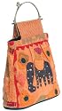 Unique Vegan Handbag "The Boo-Boo" - Eco-Friendly Fabric Available in Dusty Orange