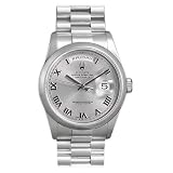 Rolex Oyster Perpetual Day-Date 18kt White Gold Mens Watch 118209-SRP by Rolex