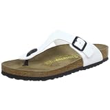 Birkenstock Gizeh Birko-Flor, Style-No. 43731, Unisex Thong Sandals, White, EU 38, Regular Width