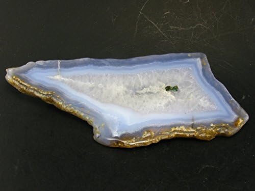 Rare Blue Lace Holly Chalcedony Agate Slab From Malawi - 5.0"