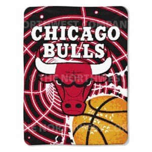Chicago Bull Vortex 60 X 80 Blanket