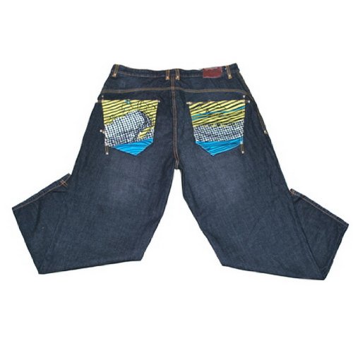 Rocawear Mens Stylish Relaxed Denim Jeans (Size: 