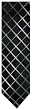 Men's Tommy Hilfiger Necktie Neck Tie Silk Black, Charcoal and Silver