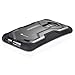 Hootech LG G Flex Case, GreatShield Fusion Hybrid Dual Layer Shock Absorbing Snap On Rugged Case Back Cover for LG G Flex - (Black)