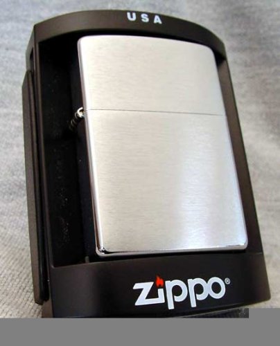 Zippo, Chrom gebürstet