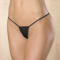 SILK Micro G-String Thong Panty Y-Back 3 Color options Red Black or Cobalt