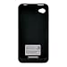 Bluetrade - Boitier noir avec batterie - 2300 mAh - pour Apple Iphone 4