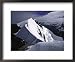 Climbers Hike up Ridge on Mt. Aspiring, New Zealand Framed Art Poster Print by Michae...
