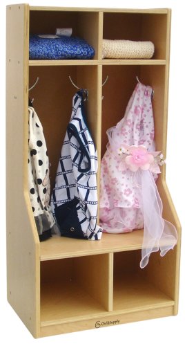 A+ Childsupply Toddler 2 section Coat Locker