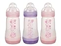 MAM BPA Free 8 oz Bottle for Girl, 3-Pack