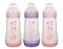 MAM BPA Free 8 oz Bottle for Girl, 3-Pack
From Sassy
