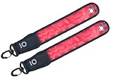 Time to Run High Visibility Clip On Band With LED Strip Pack Of Two