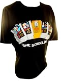 Nintendo (NES) Men Shirt - Home Schooled Classic Carts (Excite Bike, Zelda, Super Mario Bros, Ice Climber, Donkey Kong)