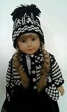 Knit Woolens for American Girl Dolls Complete with Signature Teddy Bear