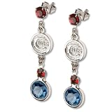 MLB Chicago Cubs Crystal Logo Earrings