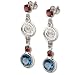 Chicago Cubs Crystal Logo Earrings