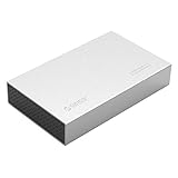 ORICO 3.5インチ HDDケース アルミ筐体 SATA3 USB3.0 UASP転送モード 8TB対応 高速データ転送 12V/2A 電源付き HDDドライブケース 3518S3 シルバー