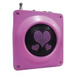 from Econtronic Pink Hearts Ecotronic Radio Model 50-004