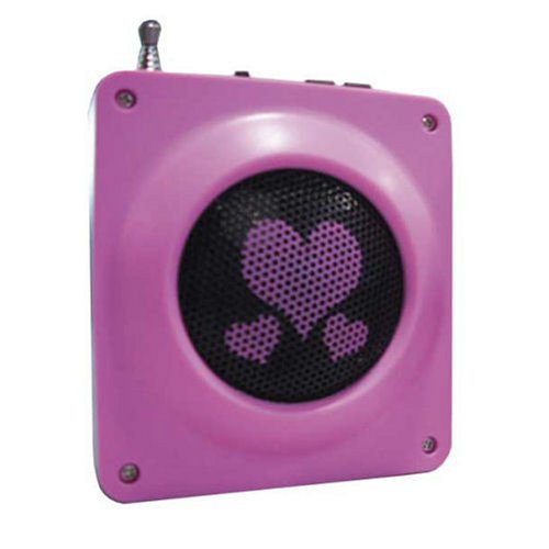 Childrens Toyshop  Toys : Pink Hearts Ecotronic Radio