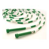 US Games 16ft Green with White Segmented Skip Rope