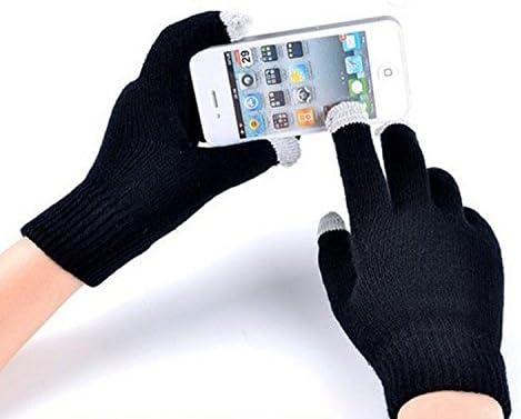 Mostick Touch Screen Gloves for Smartphone and iPad (Black)