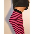 Leg Avenue - Nylonstr�mpfe gestreift - 6005