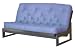 Big Tree Furniture Full Size Futon Mattress Only, Navy