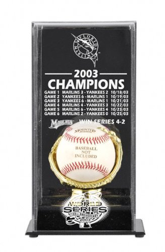 Mounted Memories Florida Marlins 2003 World Series Champs Display Case