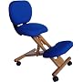 Wooden Ergonomic Kneeling Posture Office Chair with Reclining Back [WL-SB-310-GG]