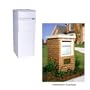 dVault� Locking Mailboxes Curbside Mail & Package Delivery Vault, DVCS0015-3, White