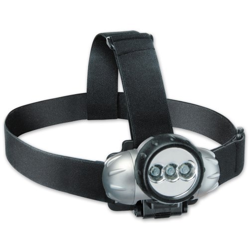 Litexpress Ecoline LX-E2000L5C 3-LED Kopflampe silber, 2 Leuchtvarianten Preisvergleich