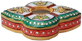 HD Techno Crafts Indian Rajasthani Marble Ash Try 4 inch