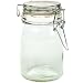 Clear Glass Jars w/ Locking Lids - 4.5