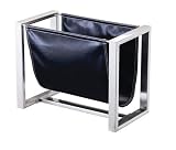 Rex Magazine Rack - Black/Steel