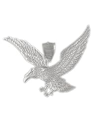 Clevereves 14K White Gold Pendant Eagle 13.1 - Gram(s)
